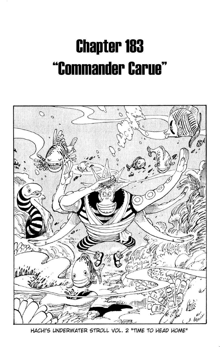 One Piece - Chapter 183 - Page 1