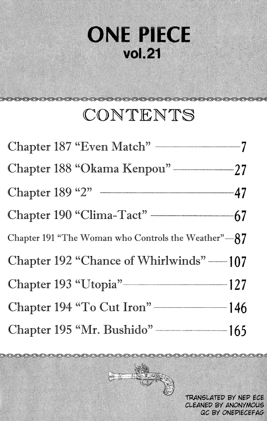 One Piece - Chapter 187 - Page 6
