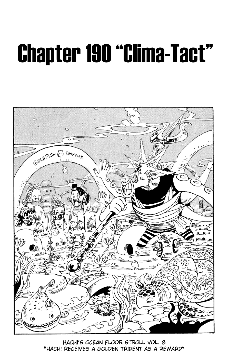 One Piece - Chapter 190 - Page 1