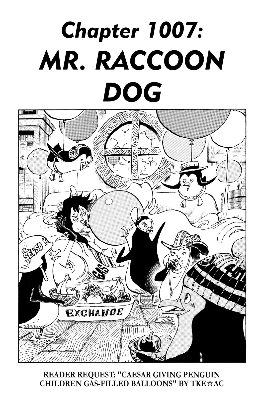One Piece - Chapter 1007 - Page 1