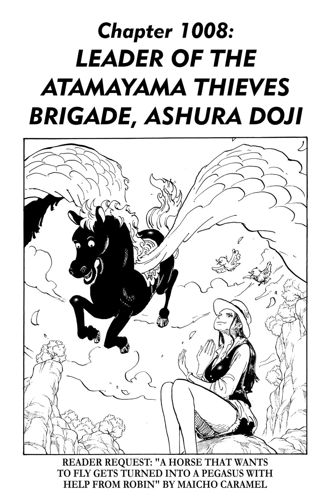 One Piece - Chapter 1008 - Page 1