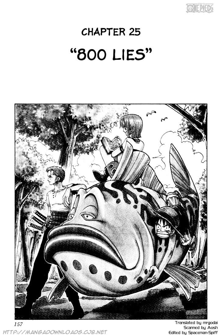 One Piece - Chapter 25 - Page 1