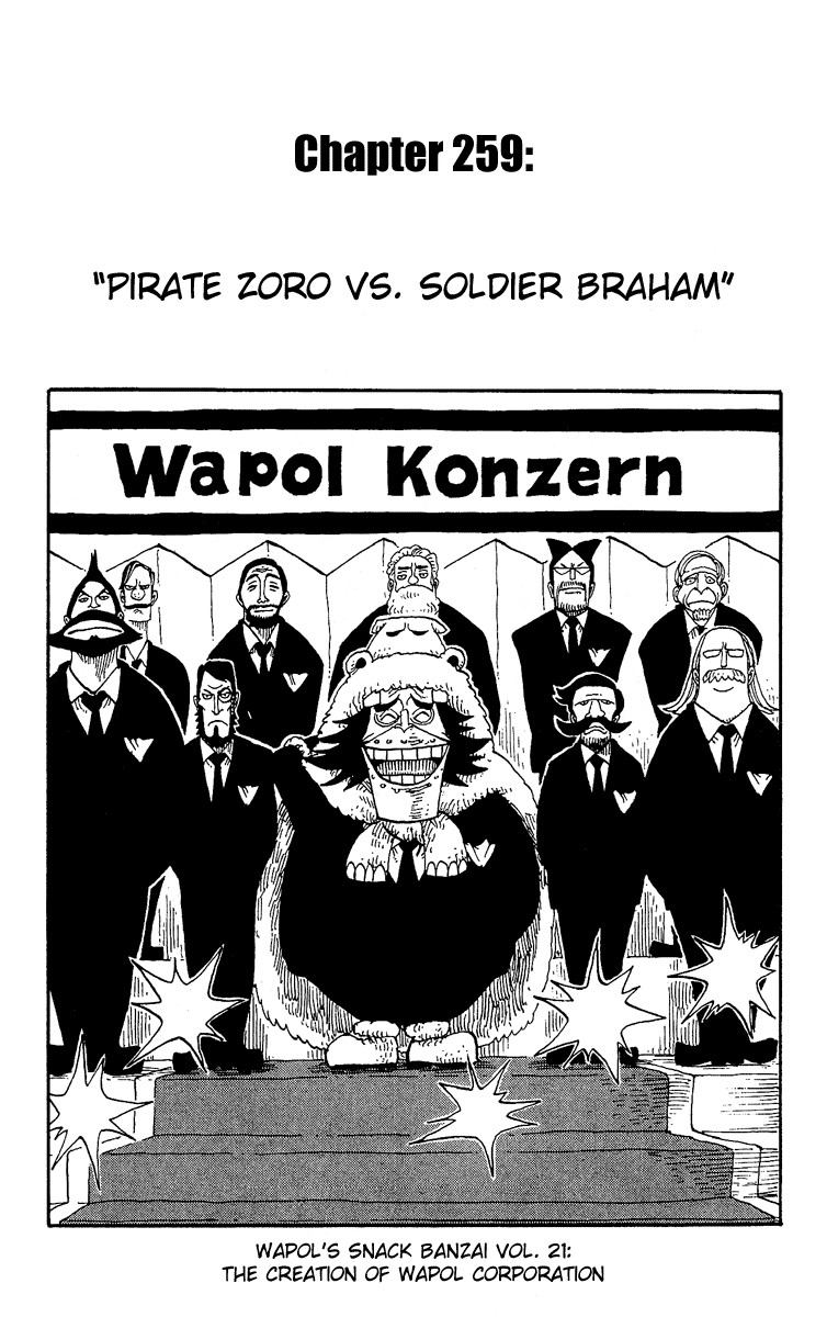 One Piece - Chapter 259 - Page 1