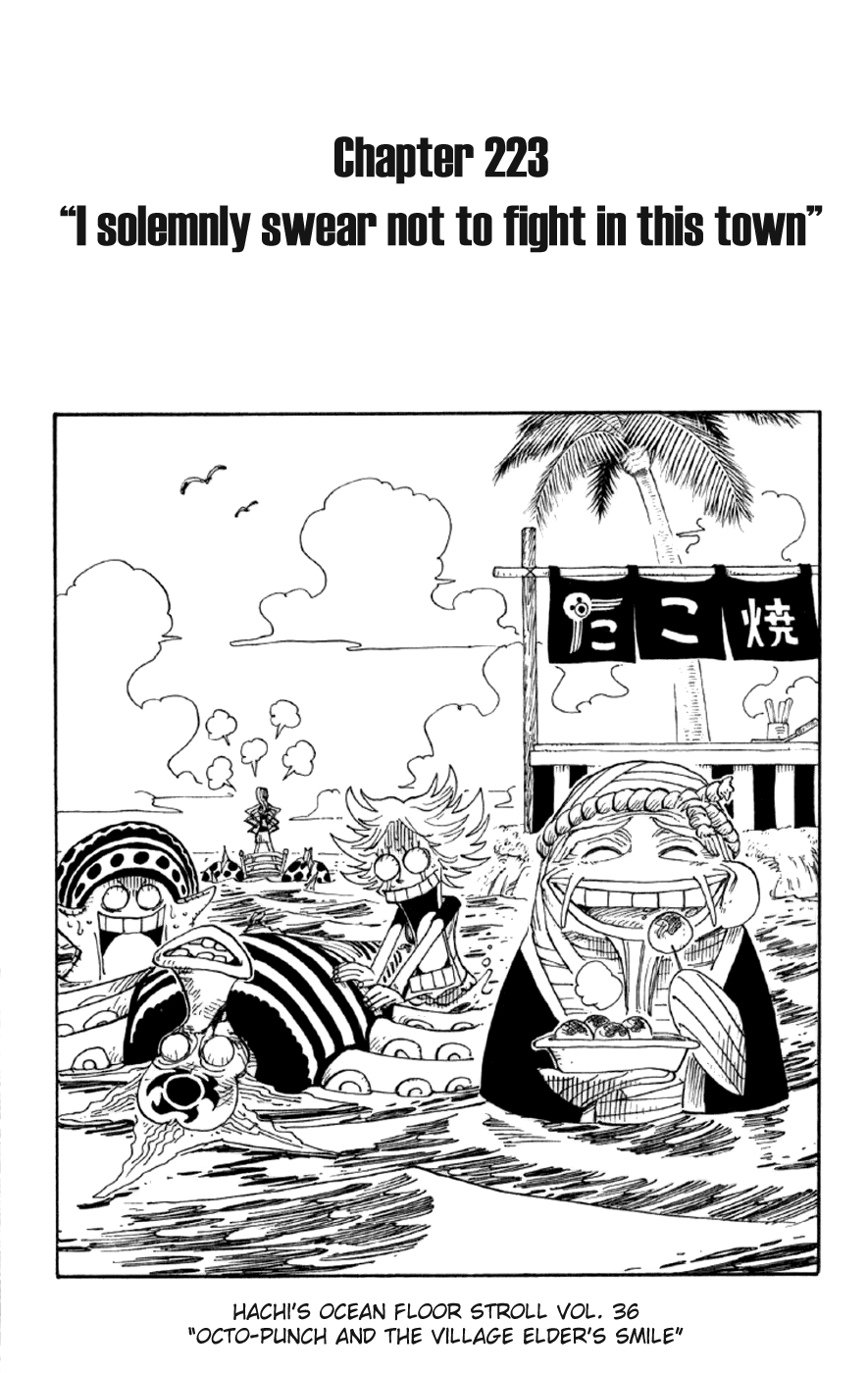 One Piece - Chapter 223 - Page 1