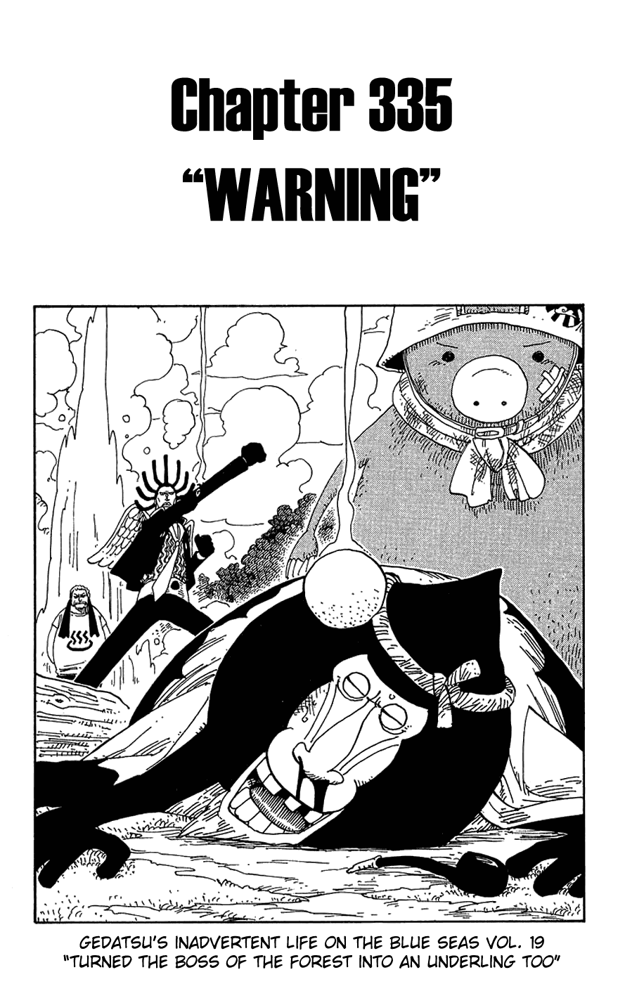 One Piece - Chapter 335 - Page 1