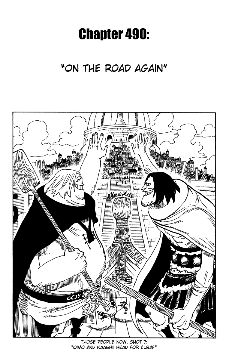 One Piece - Chapter 490 - Page 1
