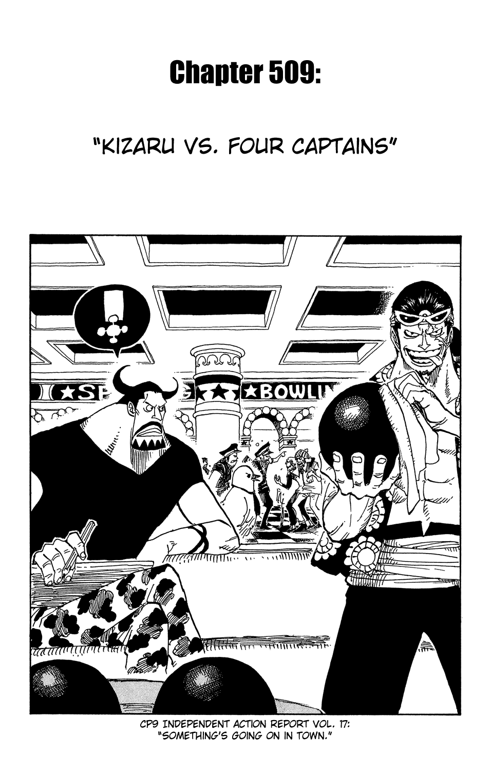 One Piece - Chapter 509 - Page 1