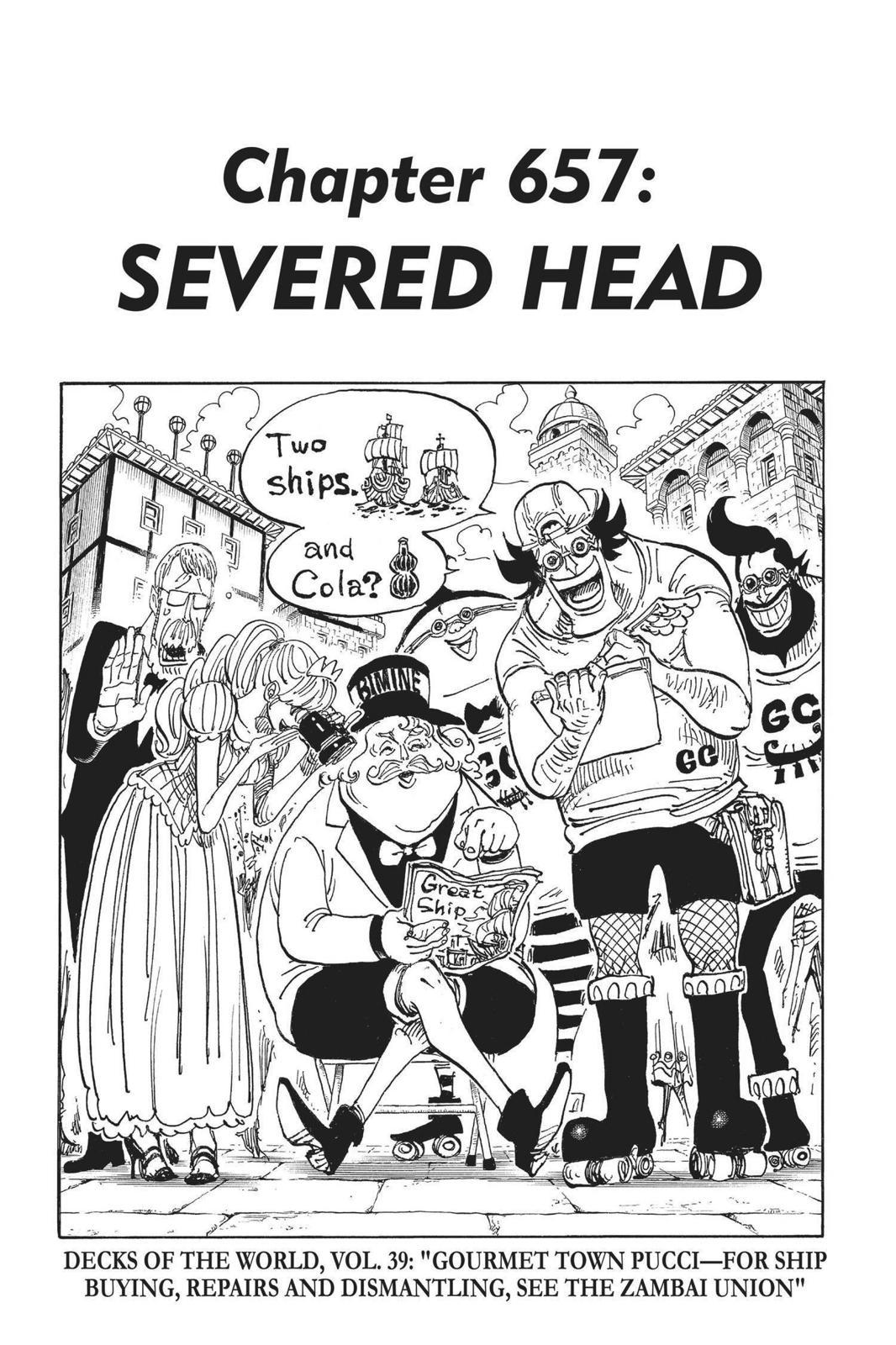 One Piece - Chapter 657 - Page 7
