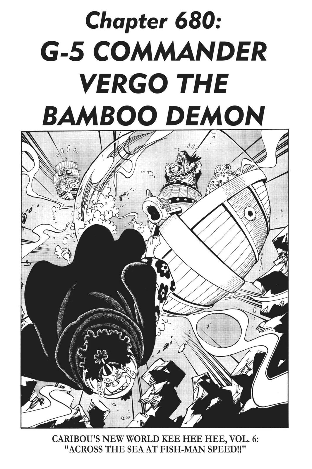 One Piece - Chapter 680 - Page 2