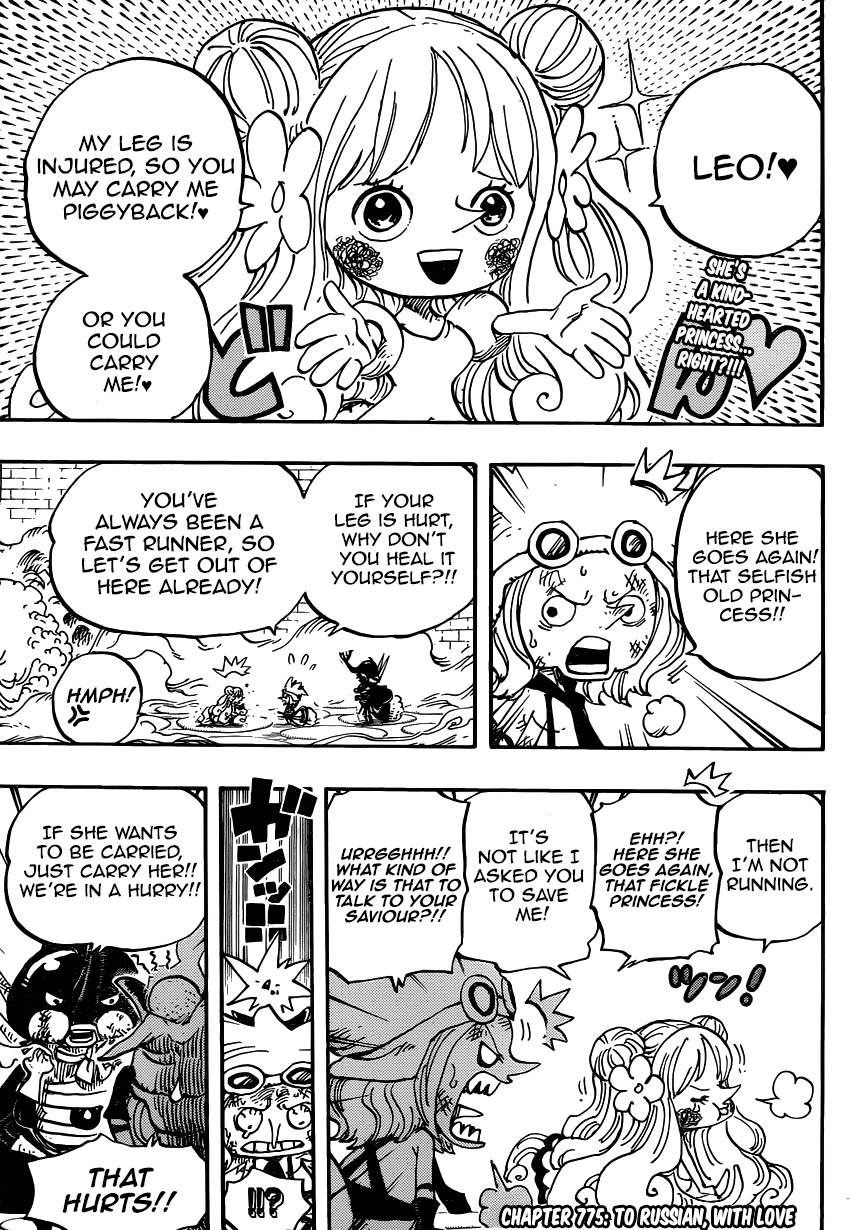 One Piece - Chapter 775 - Page 4
