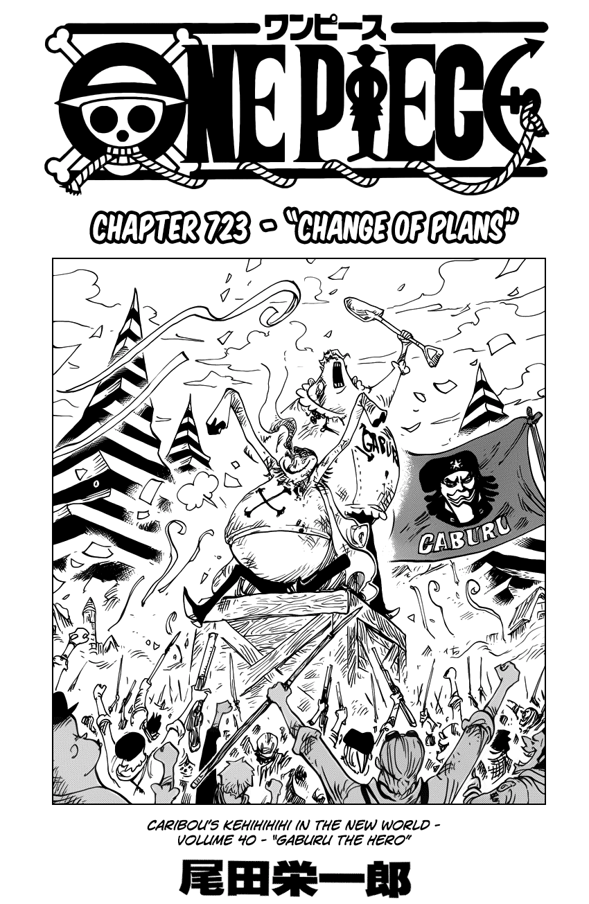 One Piece - Chapter 723 - Page 2