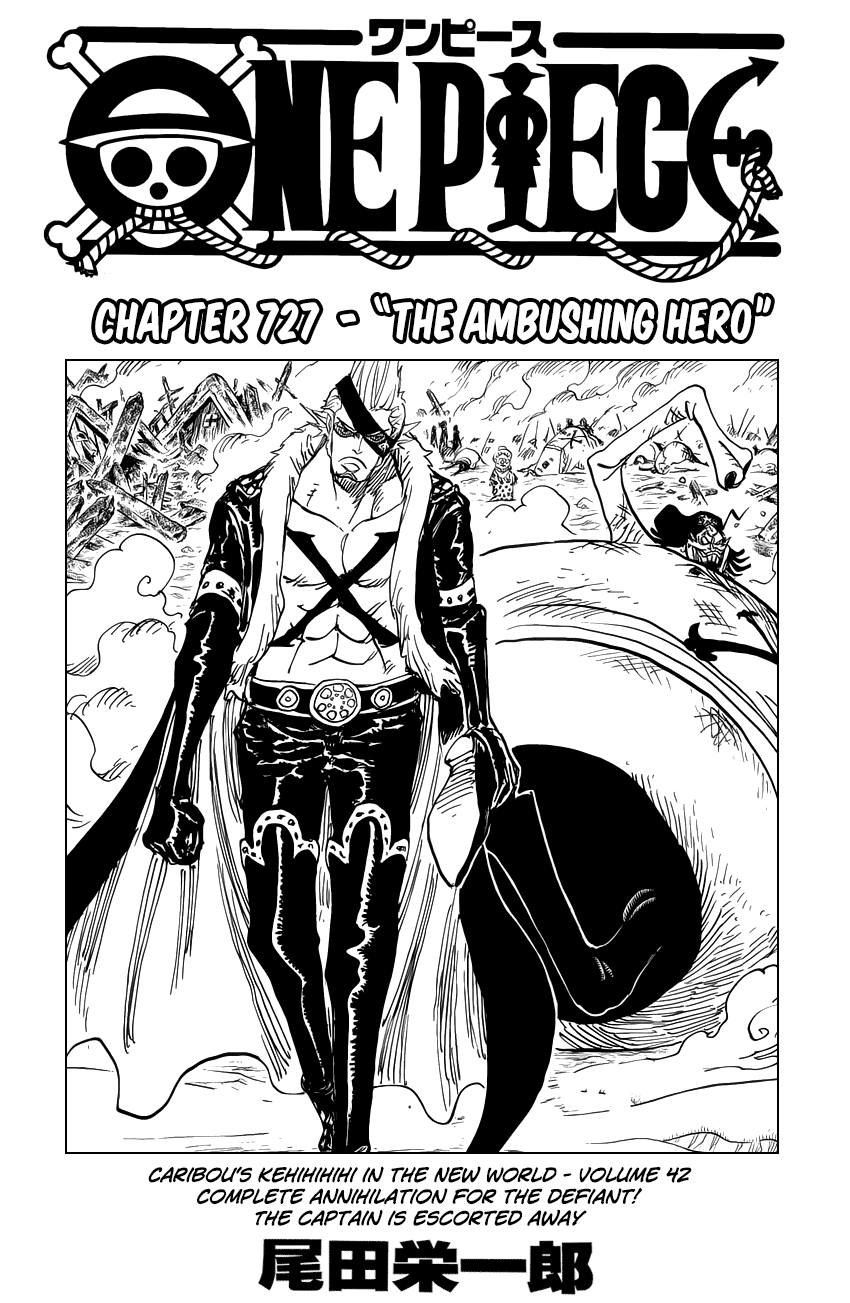 One Piece - Chapter 727 - Page 2