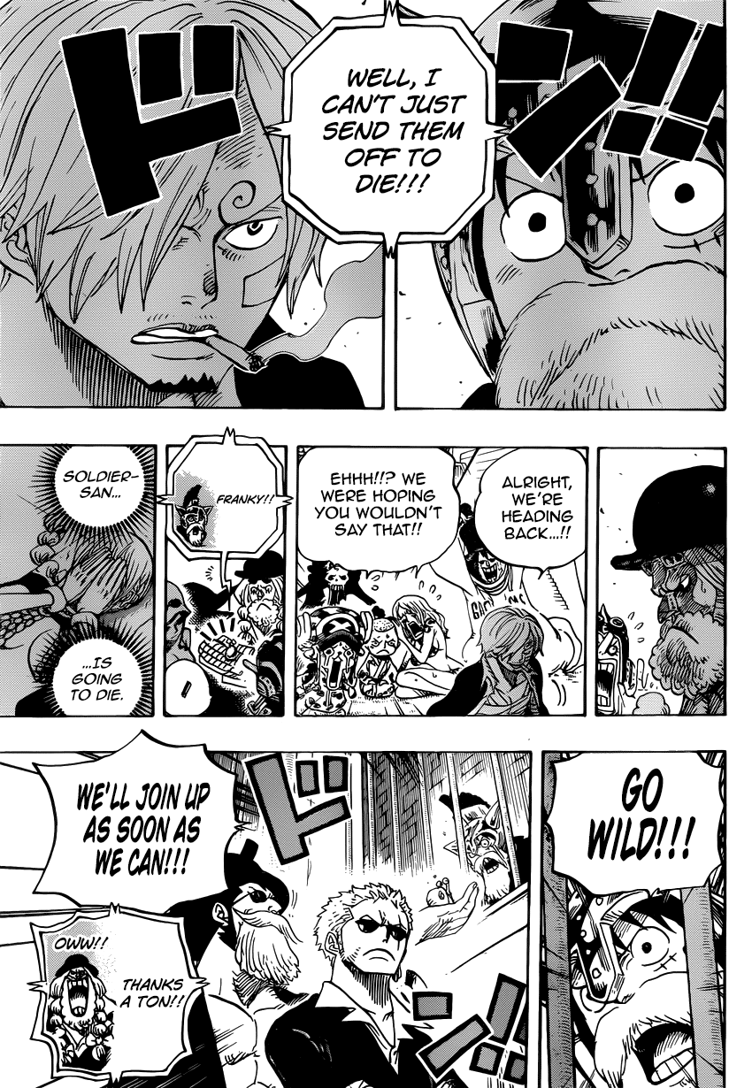 One Piece - Chapter 729 - Page 14