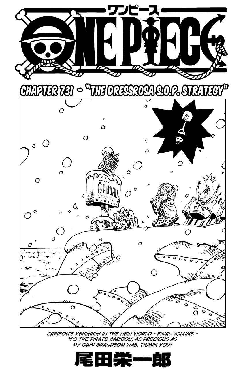 One Piece - Chapter 731 - Page 2