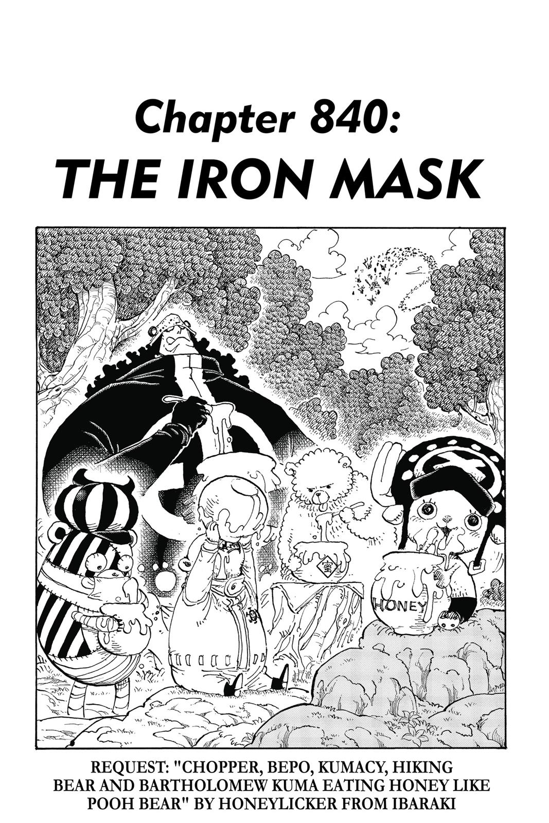One Piece - Chapter 840 - Page 1