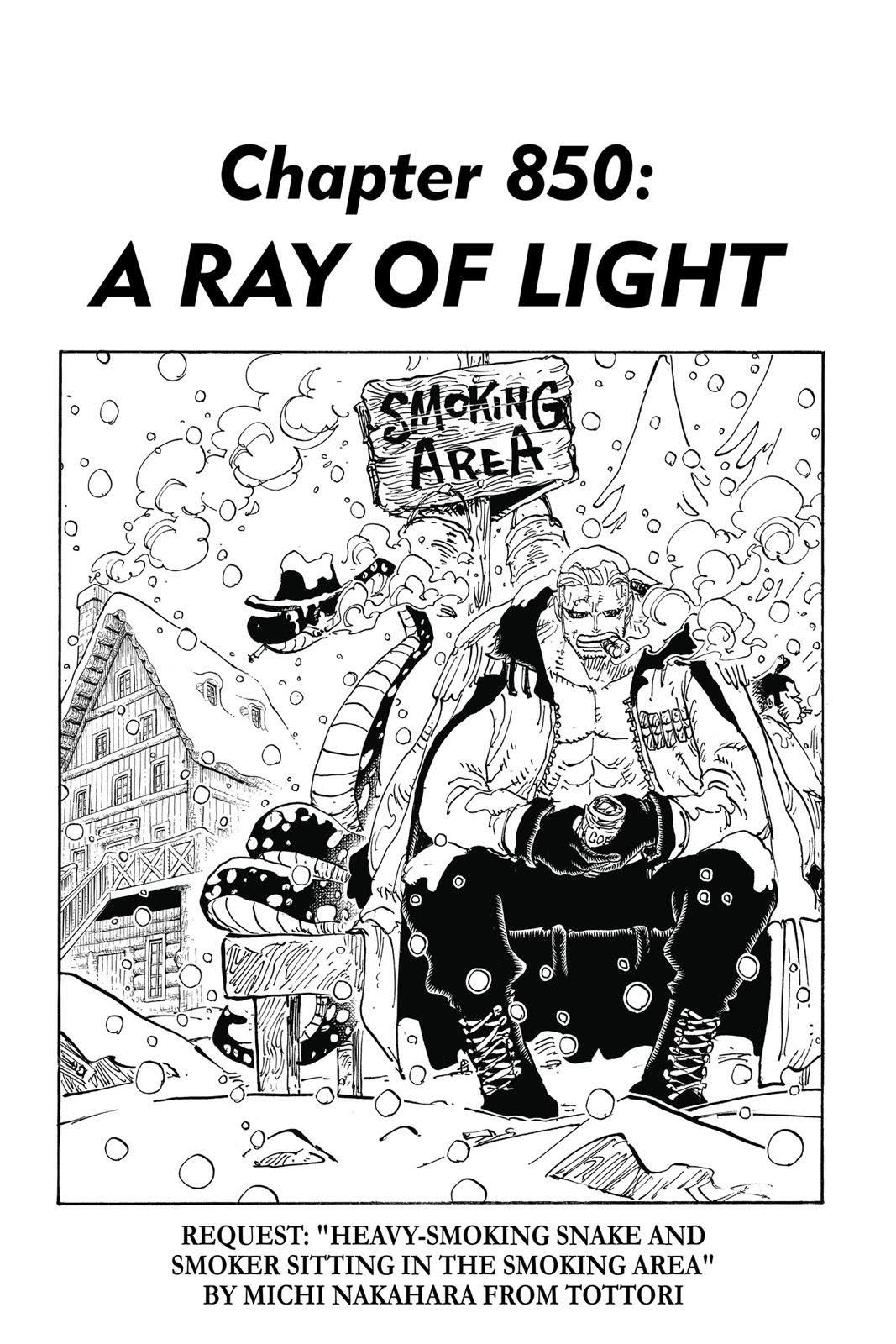 One Piece - Chapter 850 - Page 1