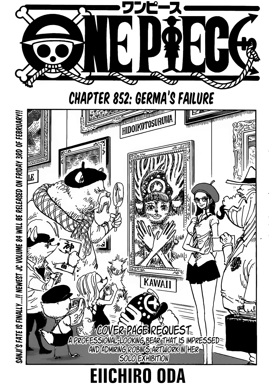 One Piece - Chapter 852 - Page 3