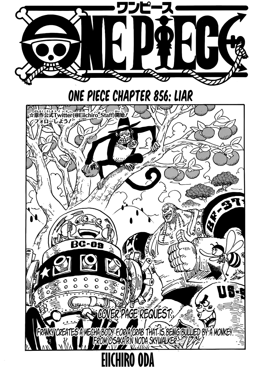 One Piece - Chapter 856 - Page 1