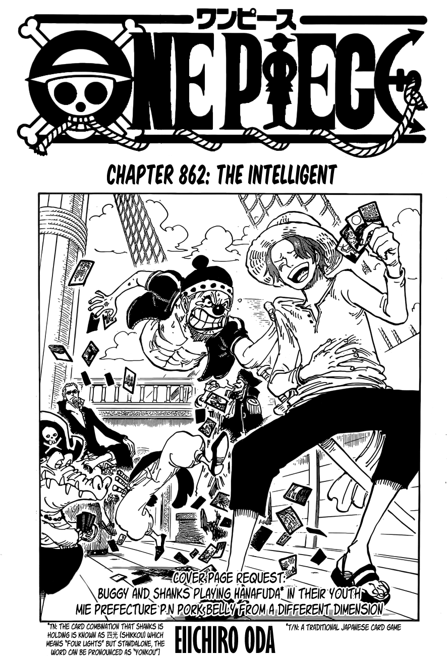 One Piece - Chapter 862 - Page 1