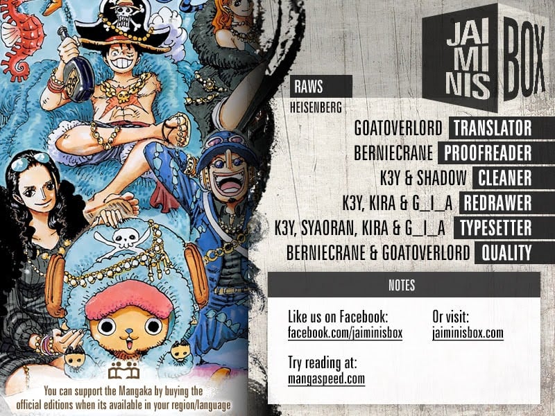 One Piece - Chapter 865 - Page 1