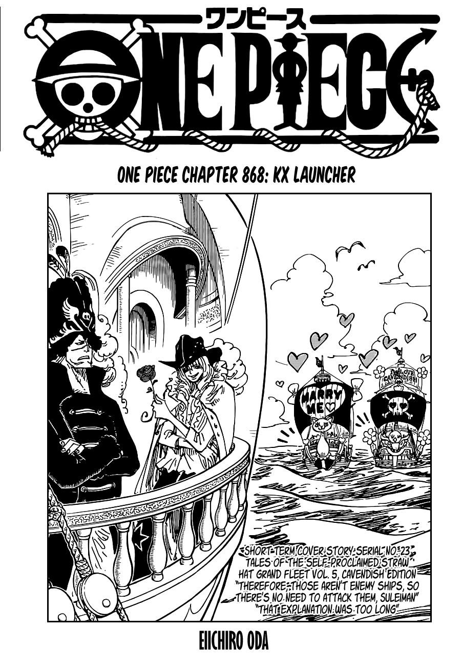 One Piece - Chapter 868 - Page 1