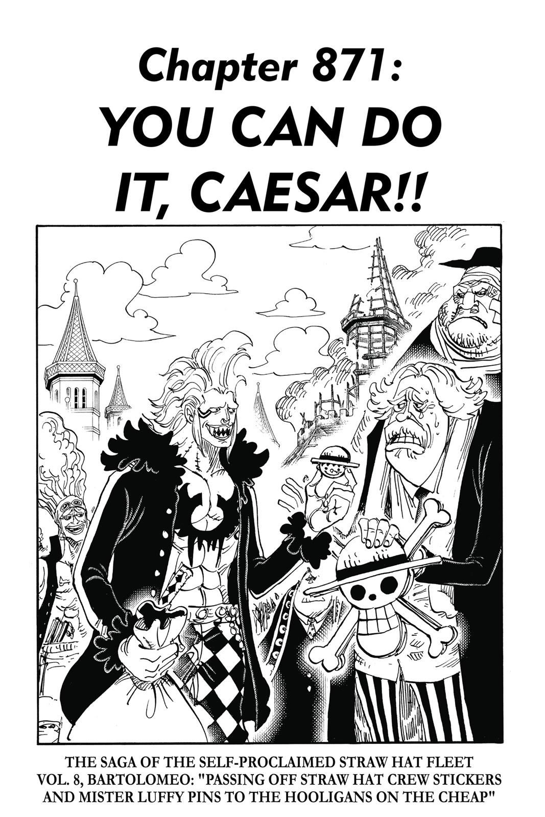 One Piece - Chapter 871 - Page 2