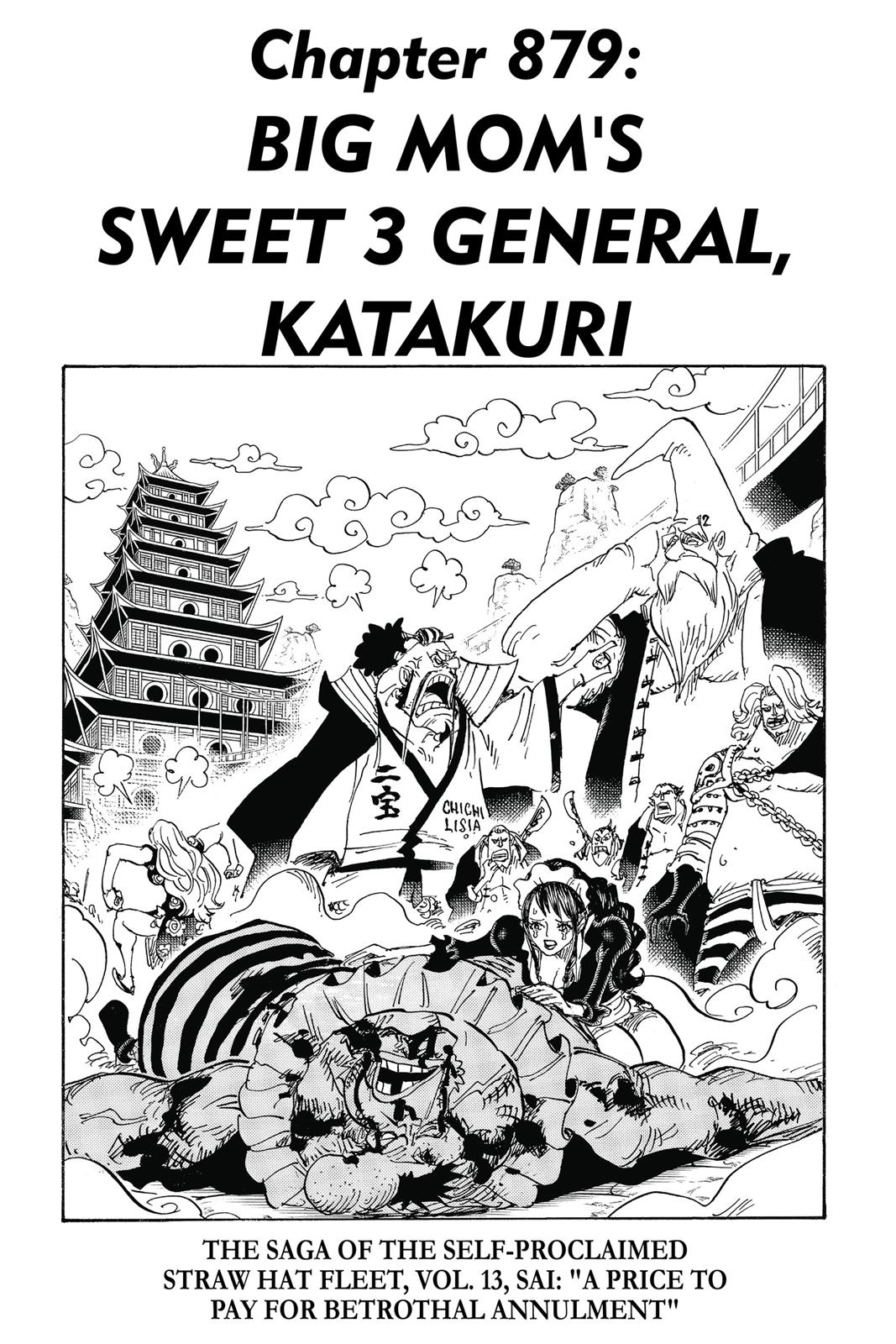 One Piece - Chapter 879 - Page 1
