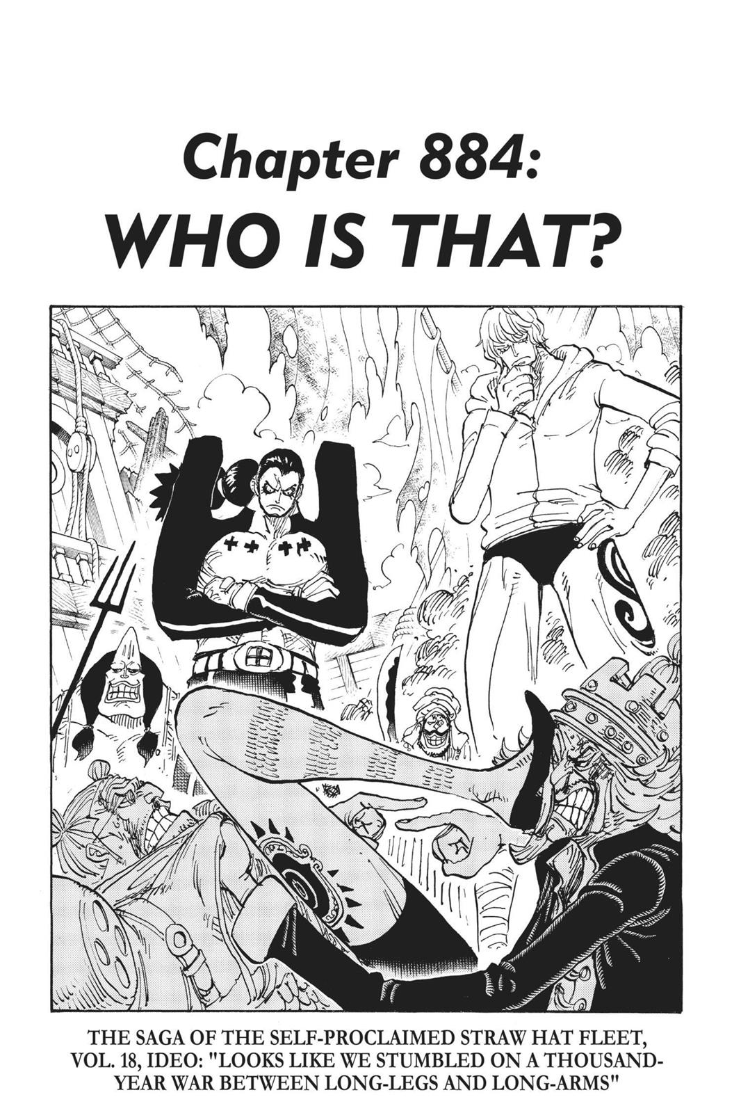 One Piece - Chapter 884 - Page 1