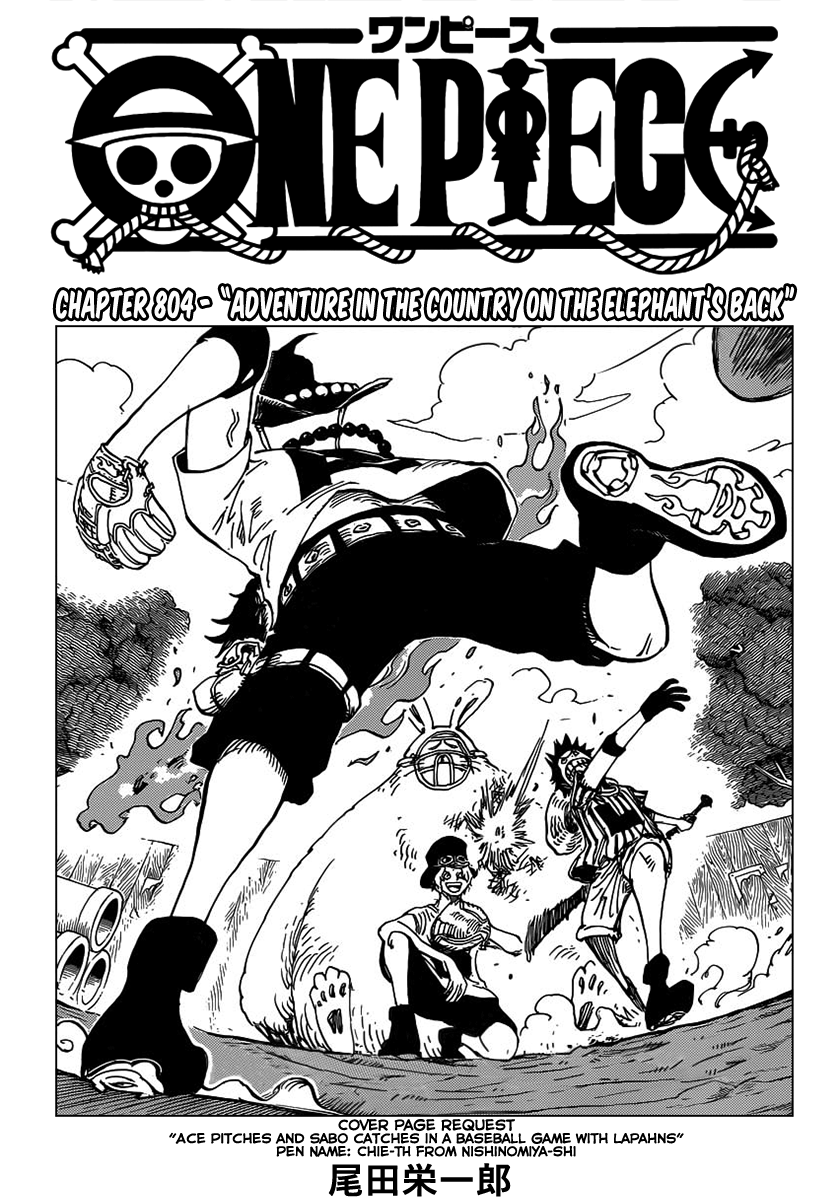 One Piece - Chapter 804 - Page 3