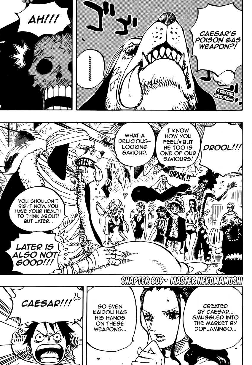 One Piece - Chapter 809 - Page 7