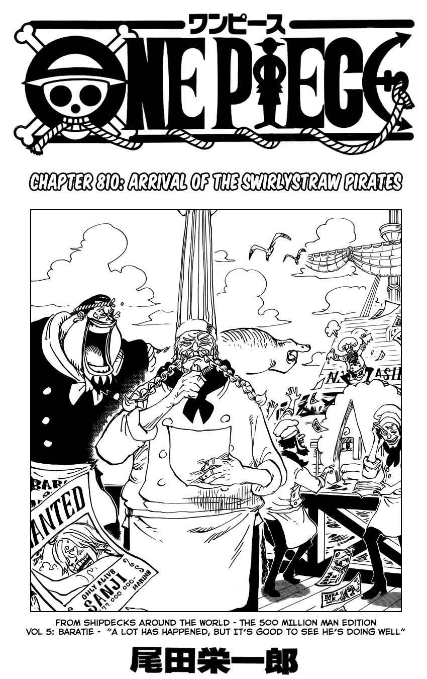 One Piece - Chapter 810 - Page 2