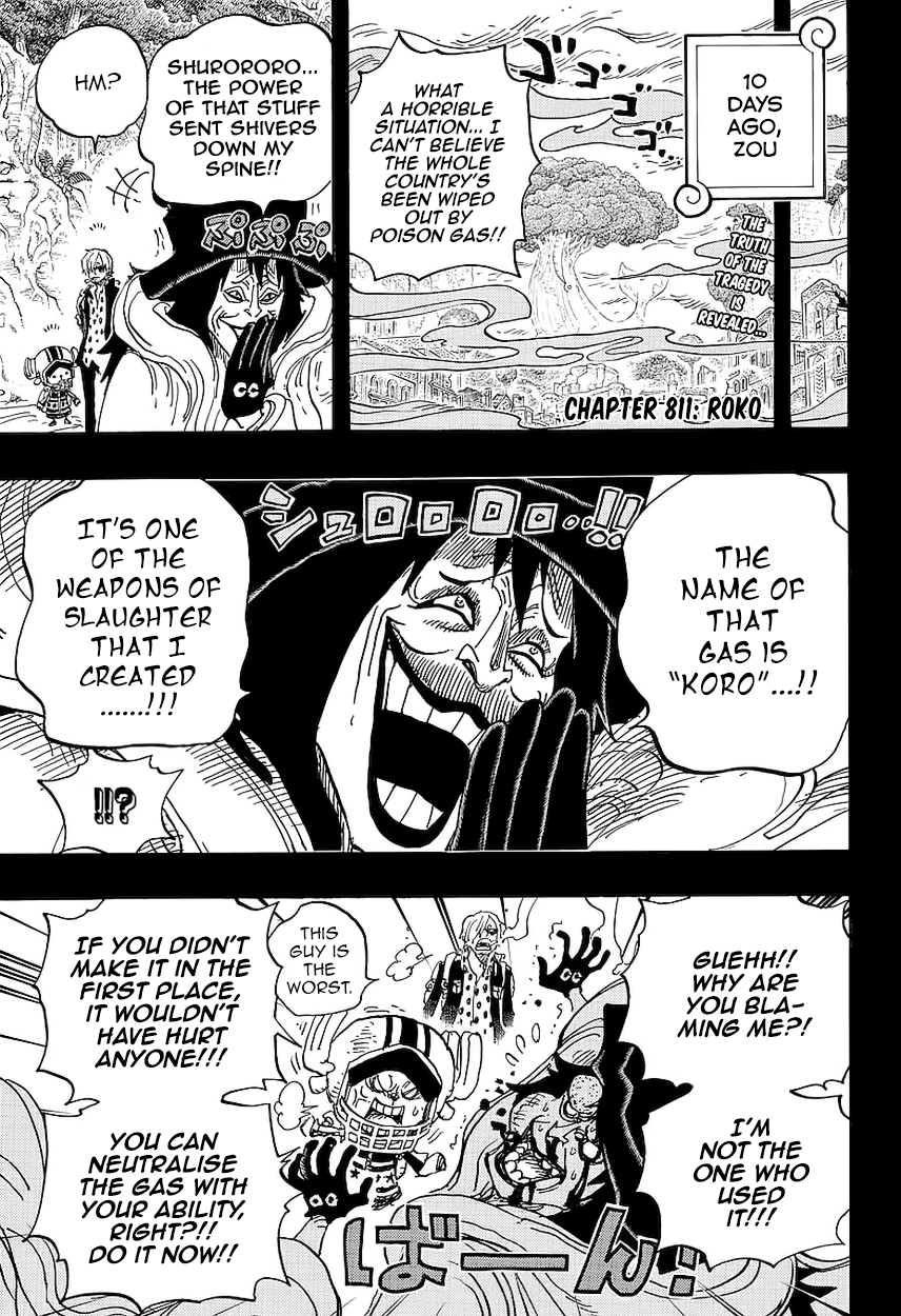 One Piece - Chapter 811 - Page 3