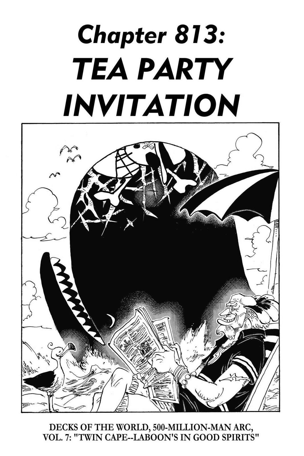 One Piece - Chapter 813 - Page 1
