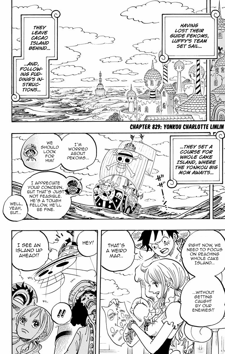 One Piece - Chapter 829 - Page 4