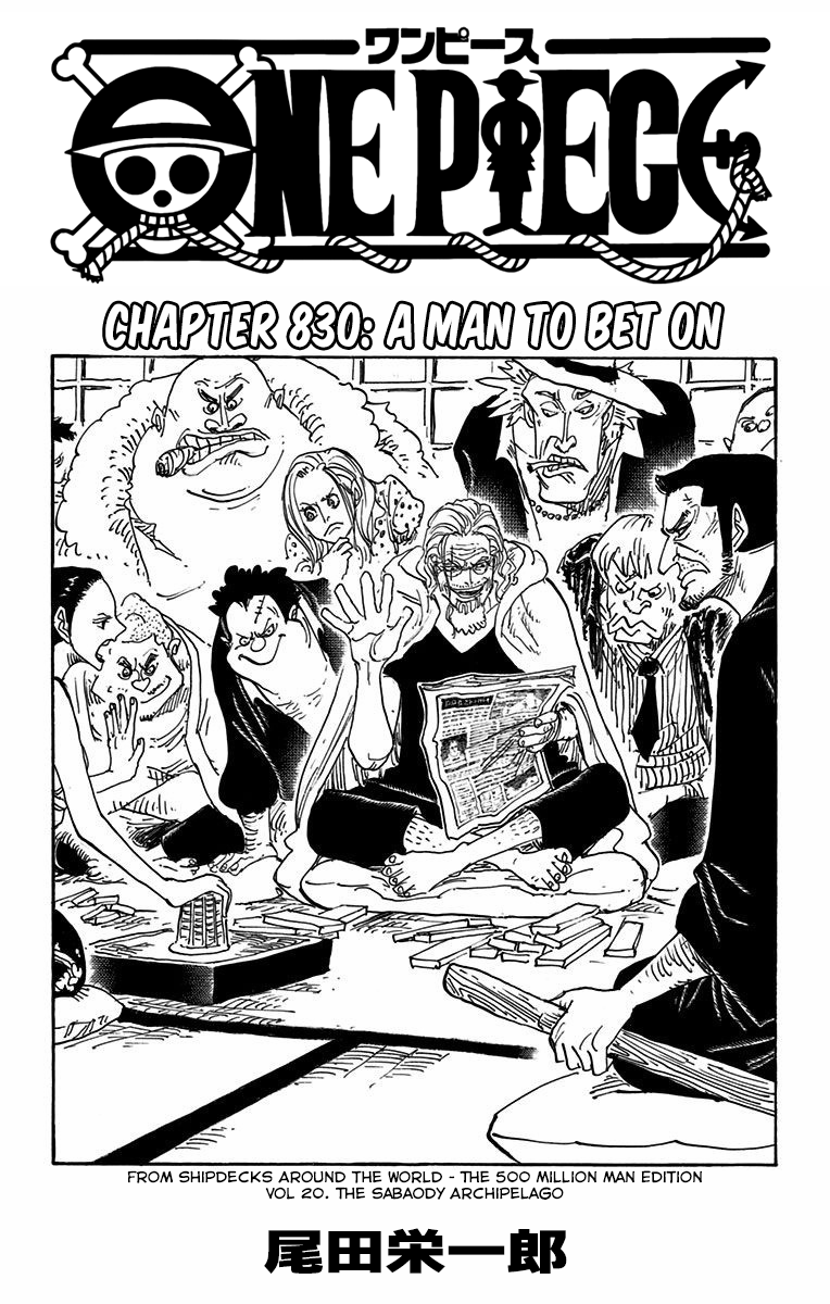 One Piece - Chapter 830 - Page 2