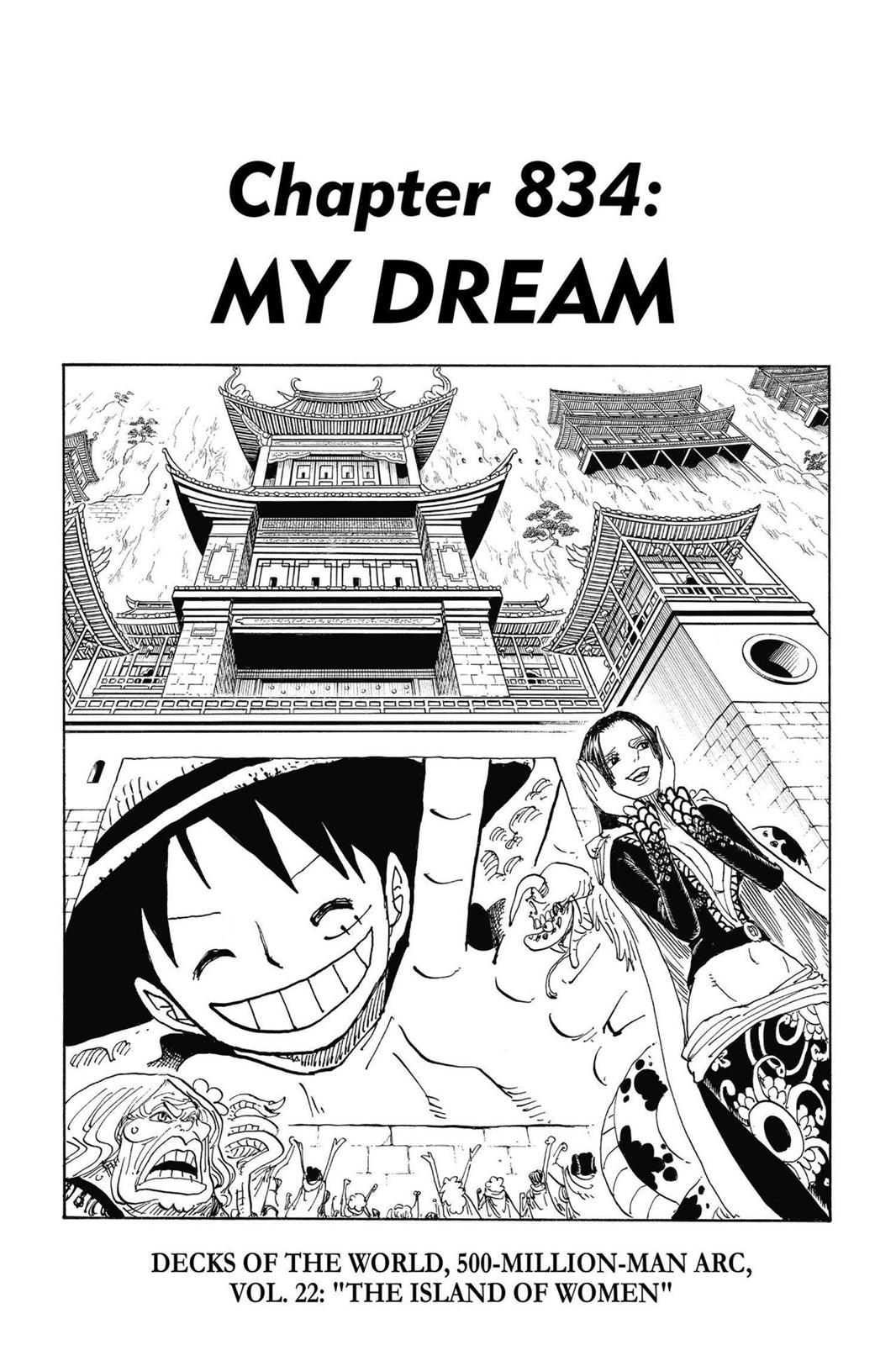 One Piece - Chapter 834 - Page 1