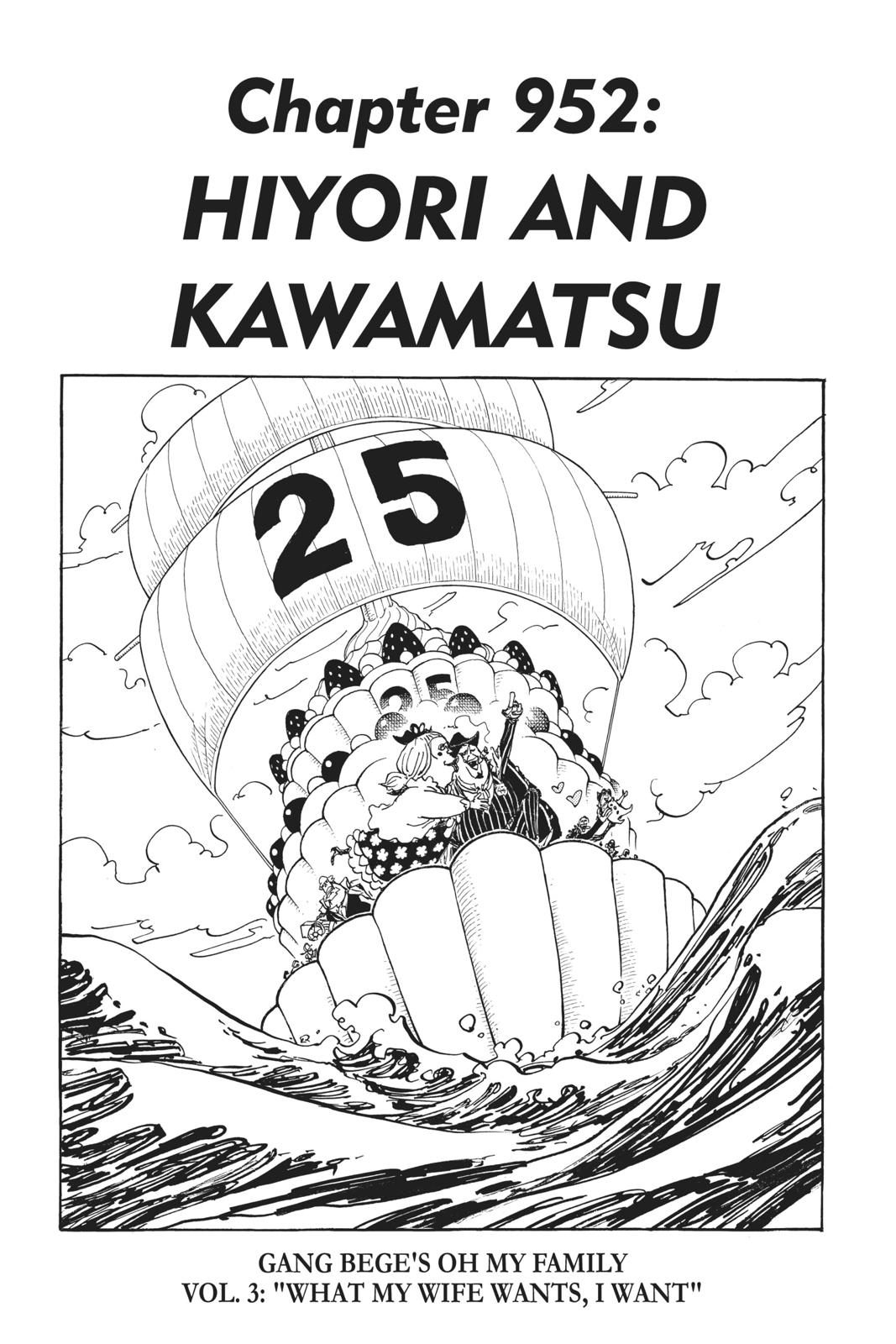 One Piece - Chapter 952 - Page 1