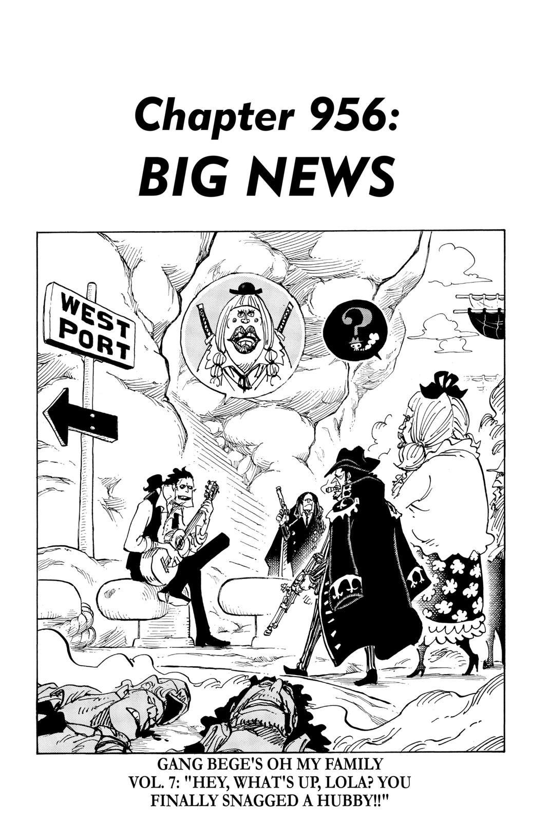 One Piece - Chapter 956 - Page 1