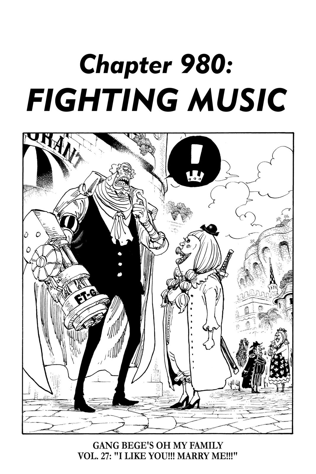 One Piece - Chapter 980 - Page 1