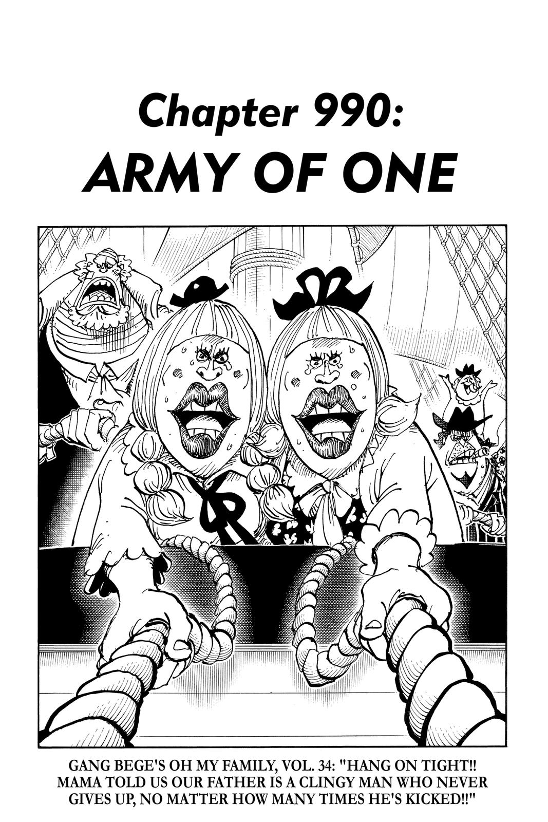 One Piece - Chapter 990 - Page 2